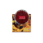 نقش گل و مرغ روی بسته، روایت لطافت و عشق؛ در دل آن، طلای سرخ ایران با عطری نافذ و رنگی درخشان - زعفران 0.5 گرمی