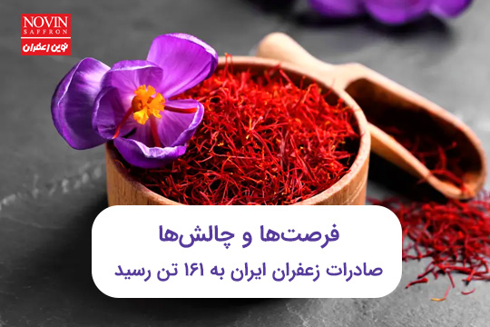 صادرات زعفران ایران به ۱۶۱ تن رسید